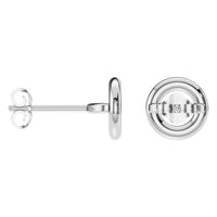 EA-5172 White Gold Earrings UNSET - ANGLE