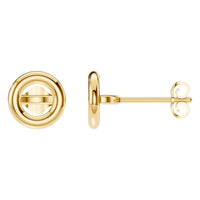 EA-5172 Yellow Gold Earrings UNSET - Main View