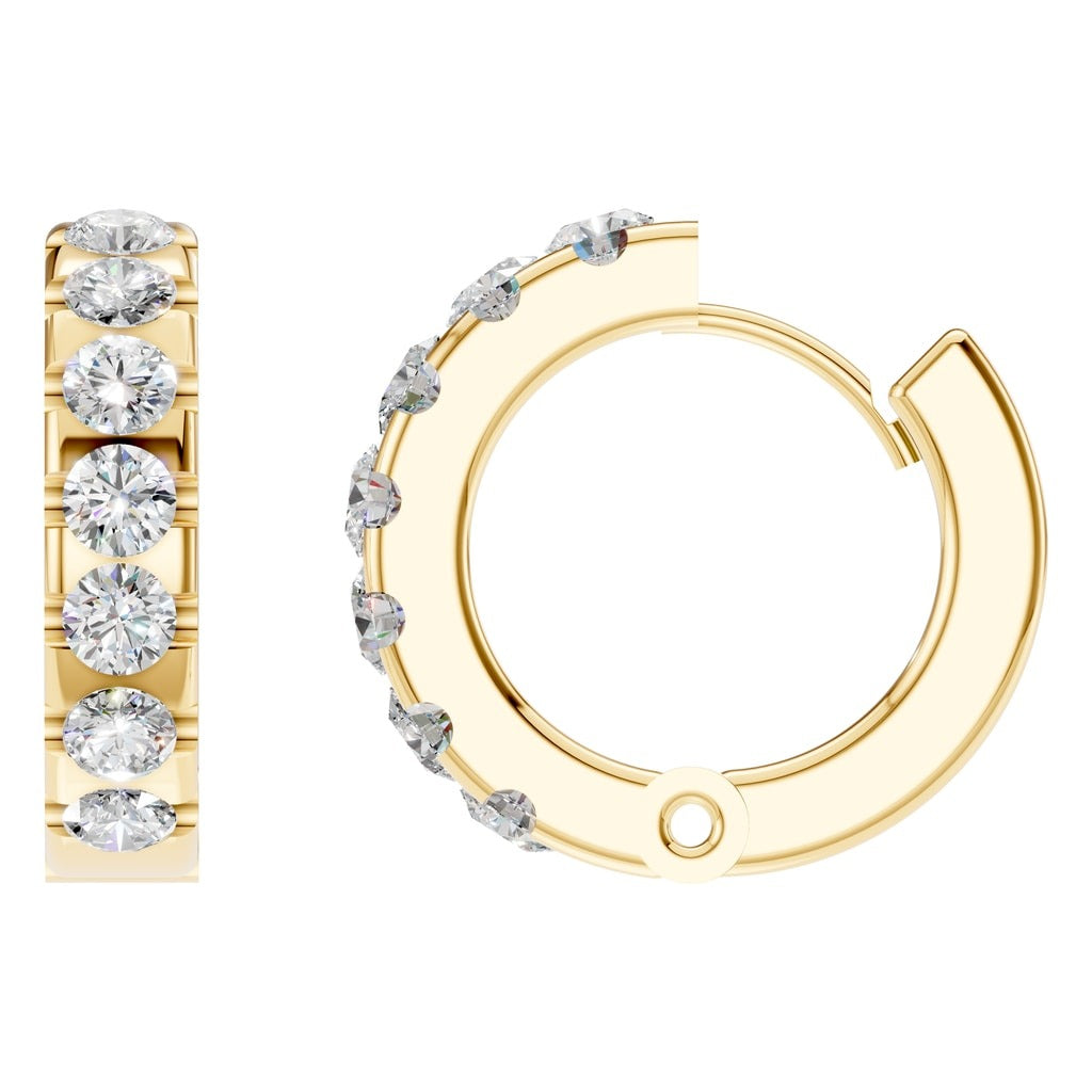EA-5348 Yellow Gold Earrings SET - Main View