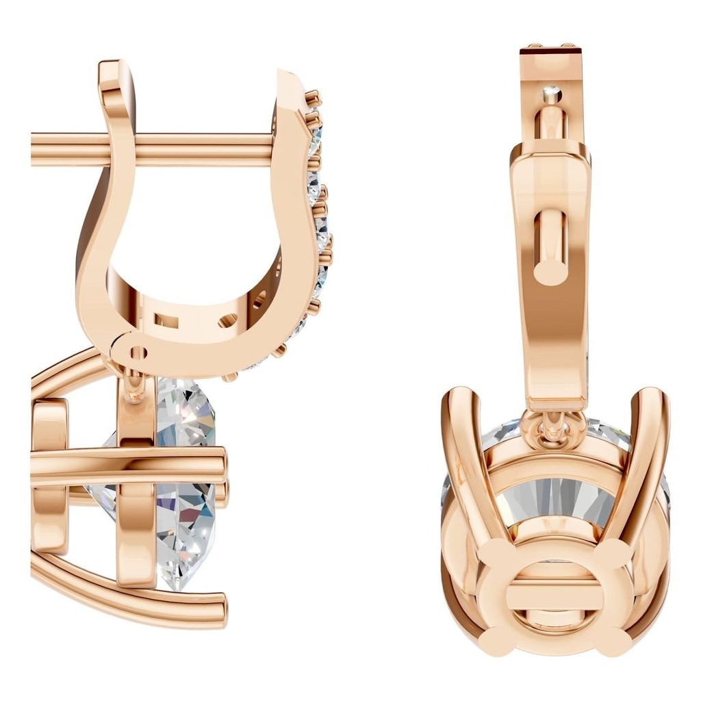 EA-5839 Rose Gold Earrings SET - Side View