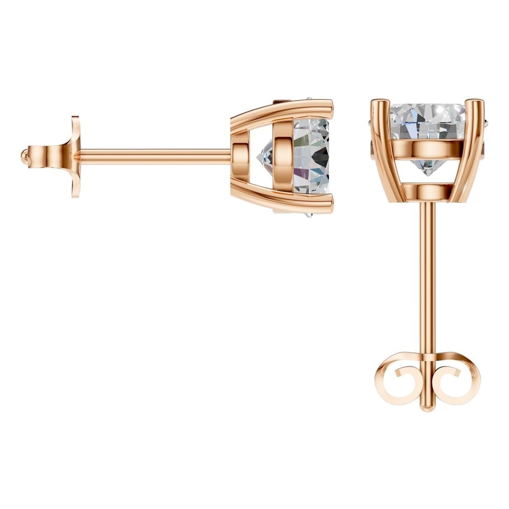 EA-6465 Rose Gold Earrings SET - BACK