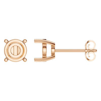 EA-6465 Rose Gold Earrings UNSET - Main View