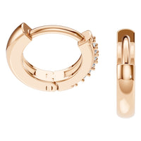 EA-7494 Rose Gold Earrings SET - Side View