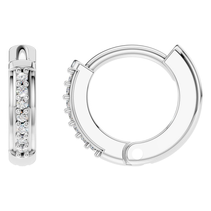 Hoop Earrings Mounting - Round 1mm