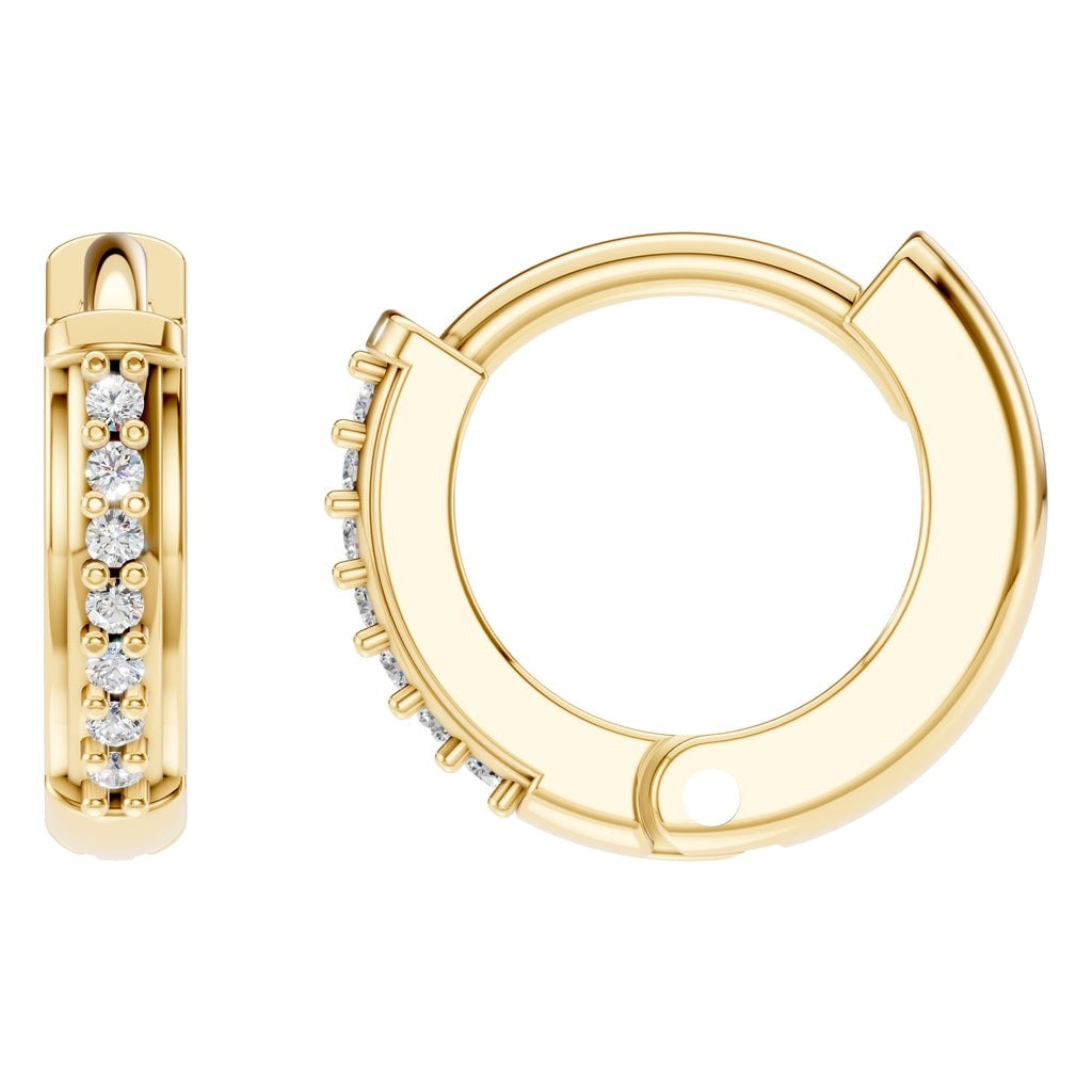 EA-7494 Yellow Gold Earrings SET - Main View