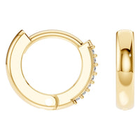EA-7494 Yellow Gold Earrings SET - Angle View