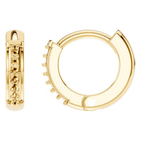 EA-7494 Yellow Gold Earrings UNSET - Main View