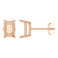 EA-7845 Rose Gold Earrings UNSET - Main View