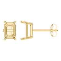 EA-7845 Yellow Gold Earrings UNSET - Main View