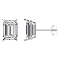 EA-7845 White Gold Earrings SET - Main View