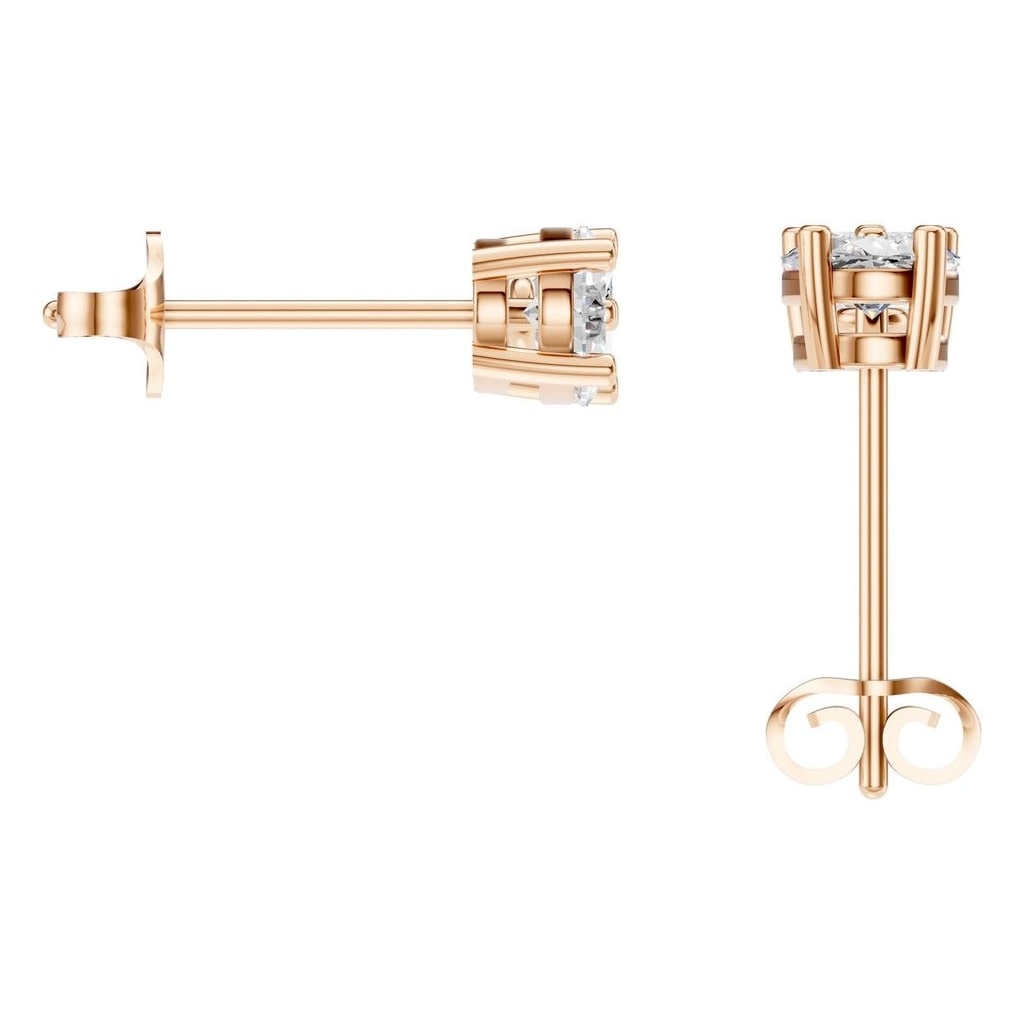 EA-8046 Rose Gold Earrings SET - BACK