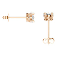 EA-8046 Rose Gold Earrings SET - BACK
