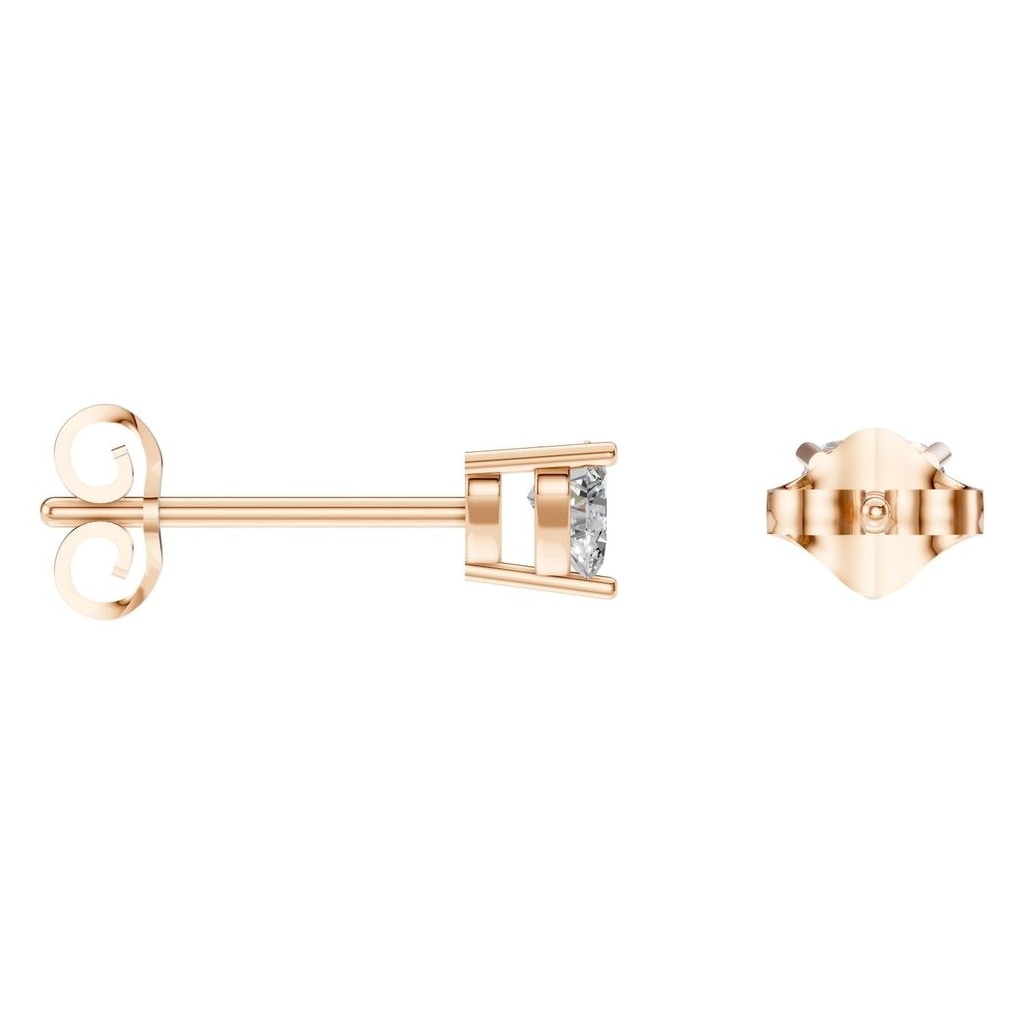 EA-8133 Rose Gold Earrings SET - ANGLE