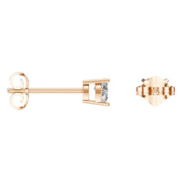 EA-8133 Rose Gold Earrings SET - ANGLE