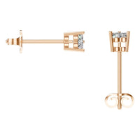 EA-8133 Rose Gold Earrings SET - BACK