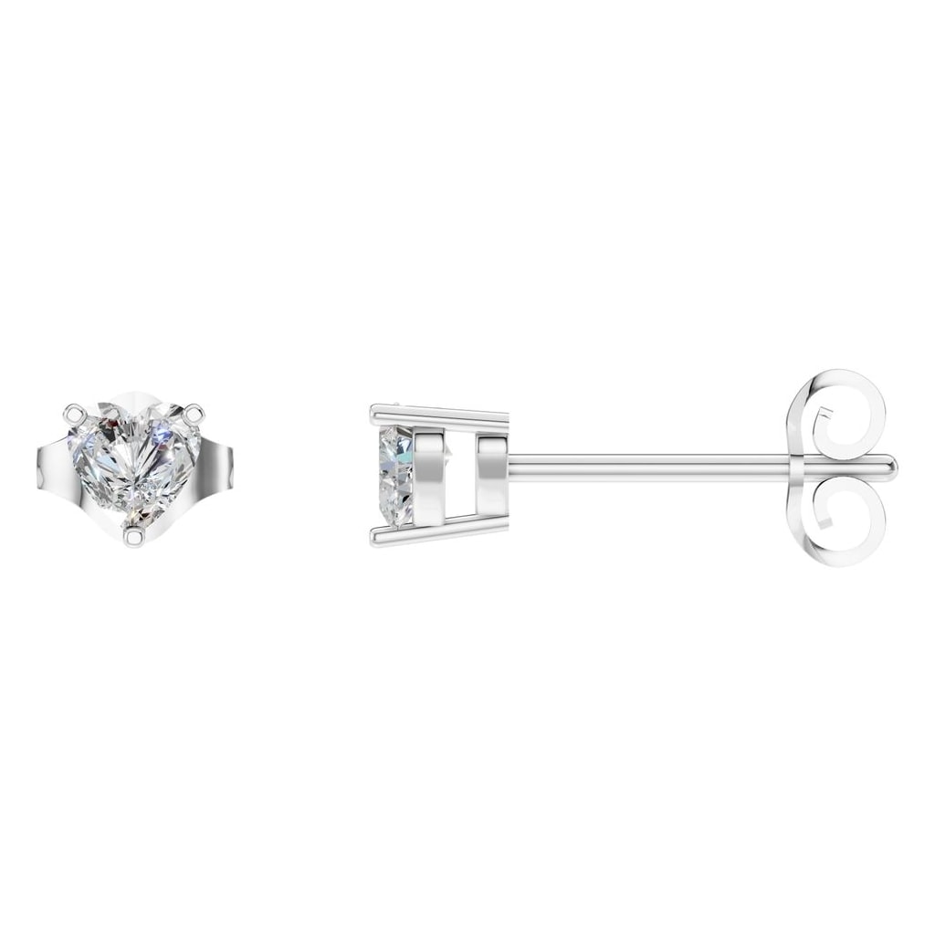 EA-8133 White Gold Earrings SET - Main View