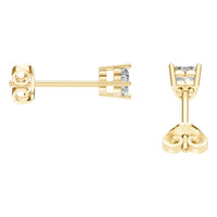 EA-8133 Yellow Gold Earrings SET - Side View