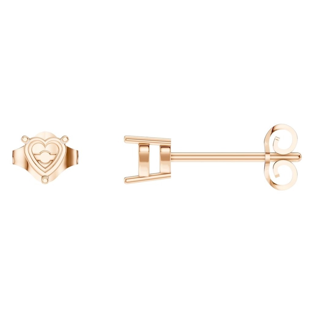 EA-8133 Rose Gold Earrings UNSET - Main View