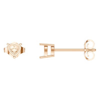 EA-8133 Rose Gold Earrings UNSET - Main View