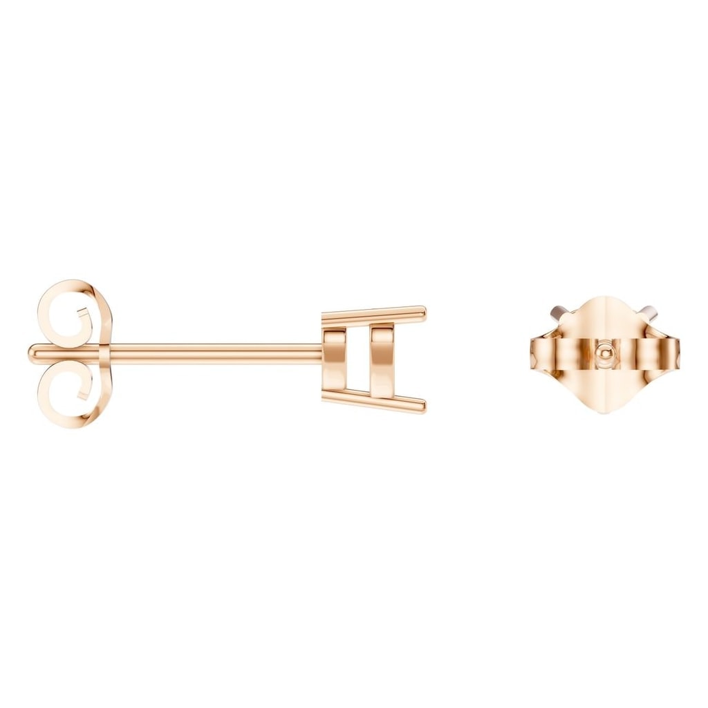 EA-8133 Rose Gold Earrings UNSET - ANGLE