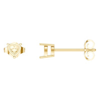 EA-8133 Yellow Gold Earrings UNSET - Main View
