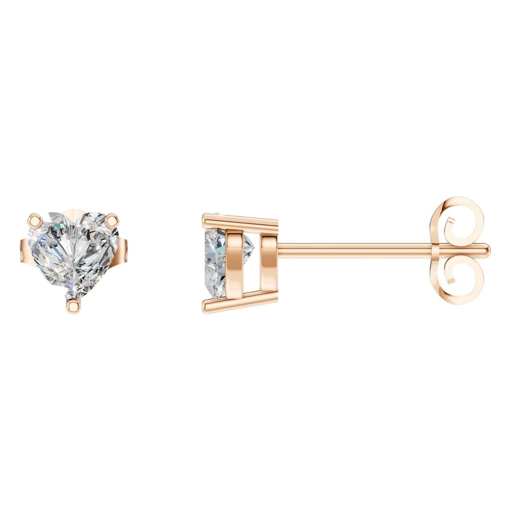 EA-8133 Rose Gold Earrings SET - Main View