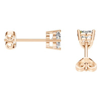 EA-8133 Rose Gold Earrings SET - Side View