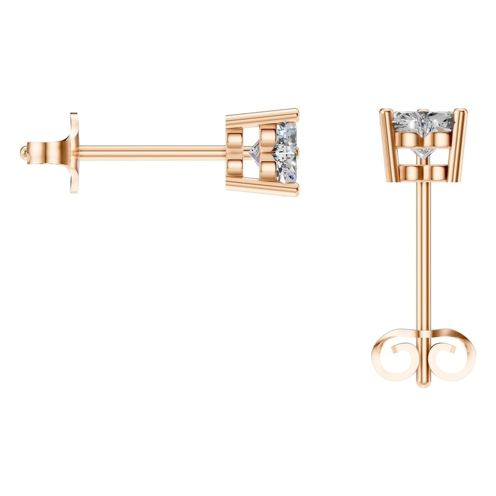 EA-8133 Rose Gold Earrings SET - BACK