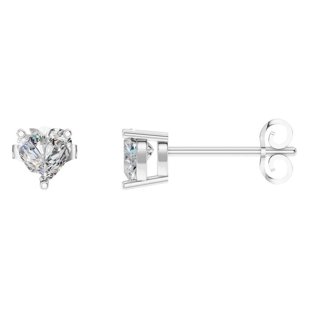 EA-8133 White Gold Earrings SET - Main View