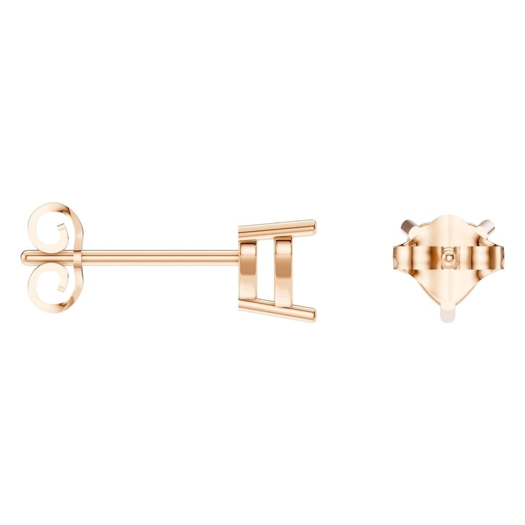 EA-8133 Rose Gold Earrings UNSET - ANGLE