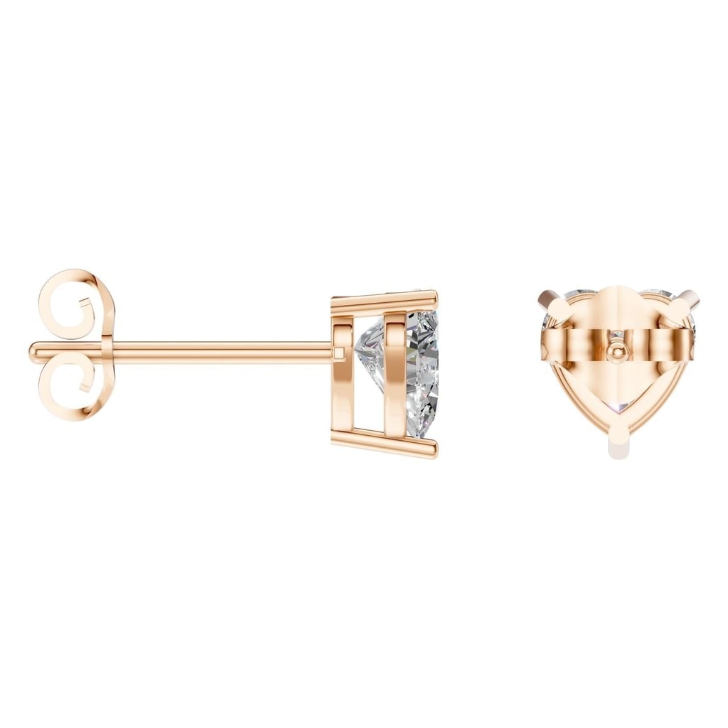 EA-8133 Rose Gold Earrings SET - ANGLE