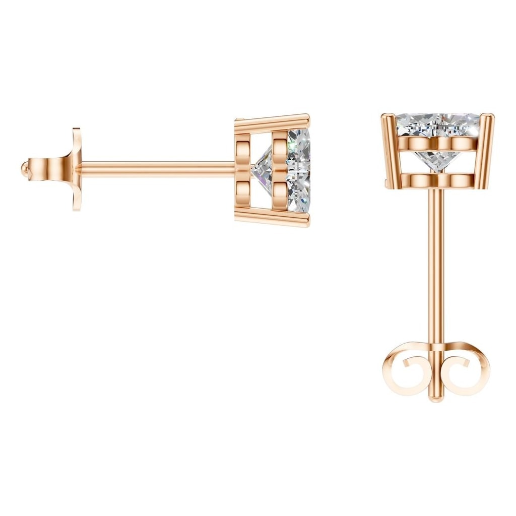 EA-8133 Rose Gold Earrings SET - BACK