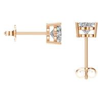 EA-8133 Rose Gold Earrings SET - BACK