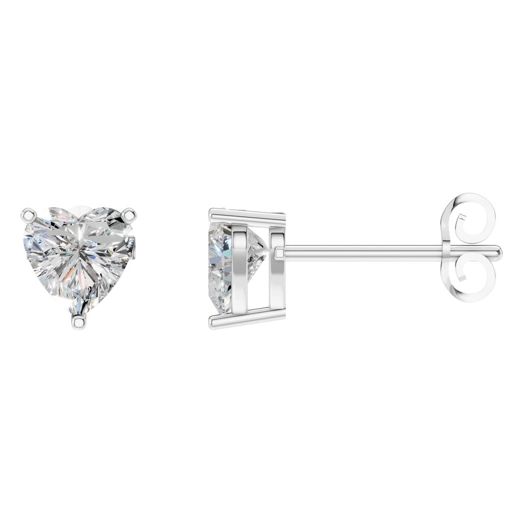 EA-8133 White Gold Earrings SET - Main View