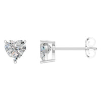 EA-8133 White Gold Earrings SET - Main View