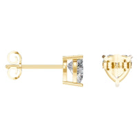EA-8133 Yellow Gold Earrings SET - ANGLE