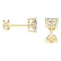 EA-8133 Yellow Gold Earrings SET - Side View