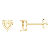 EA-8133 Yellow Gold Earrings UNSET - Main View