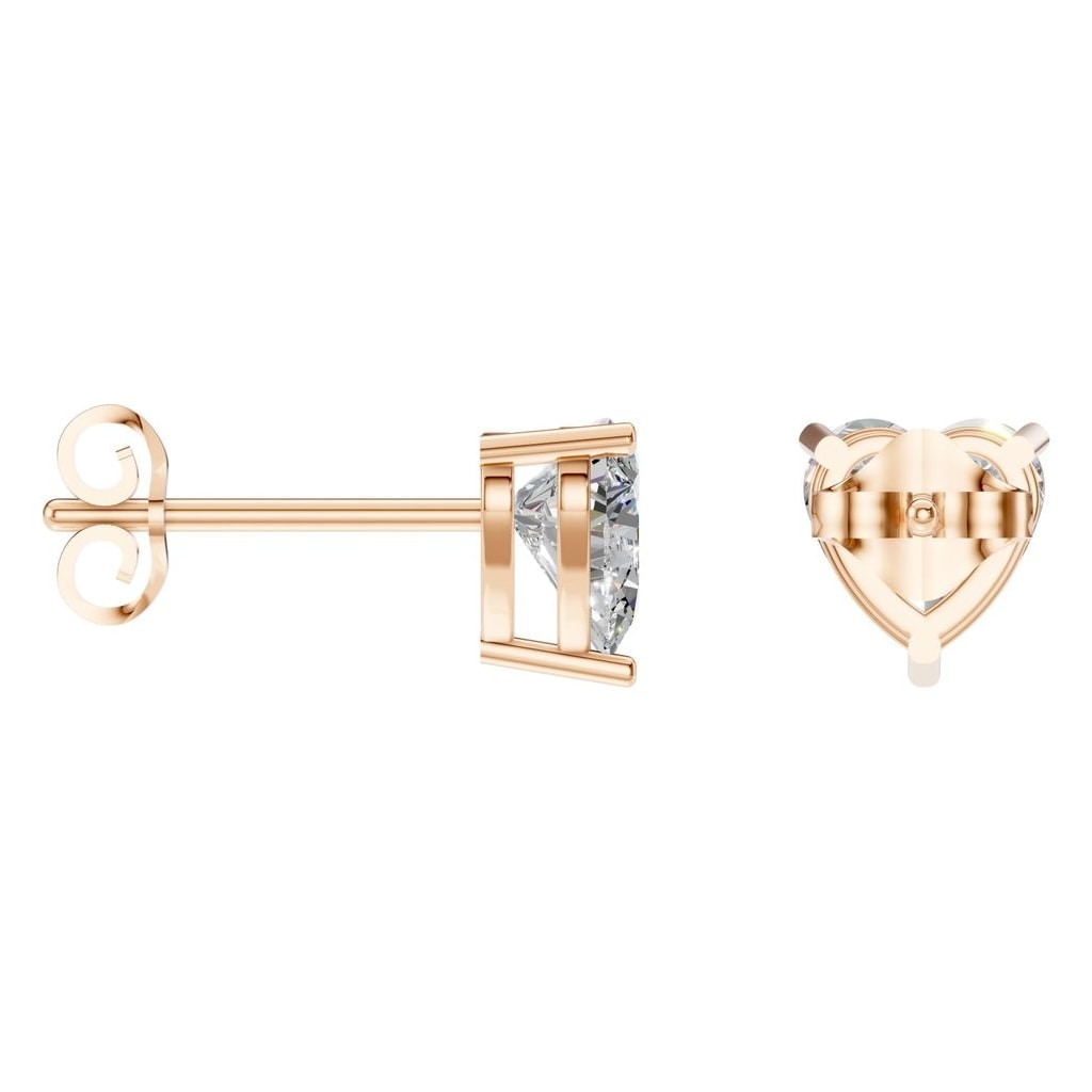 EA-8133 Rose Gold Earrings SET - ANGLE