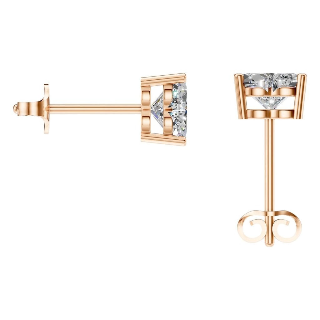 EA-8133 Rose Gold Earrings SET - BACK