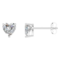 EA-8133 White Gold Earrings SET - Main View