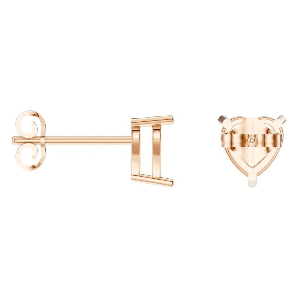 EA-8133 Rose Gold Earrings UNSET - ANGLE