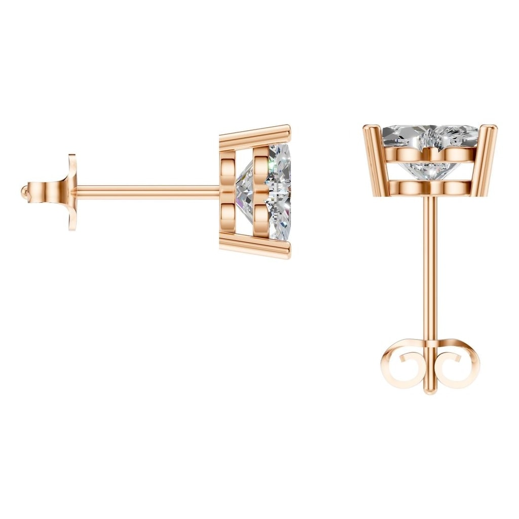 EA-8133 Rose Gold Earrings SET - BACK