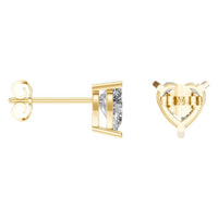 EA-8133 Yellow Gold Earrings SET - ANGLE