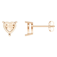 EA-8133 Rose Gold Earrings UNSET - Main View