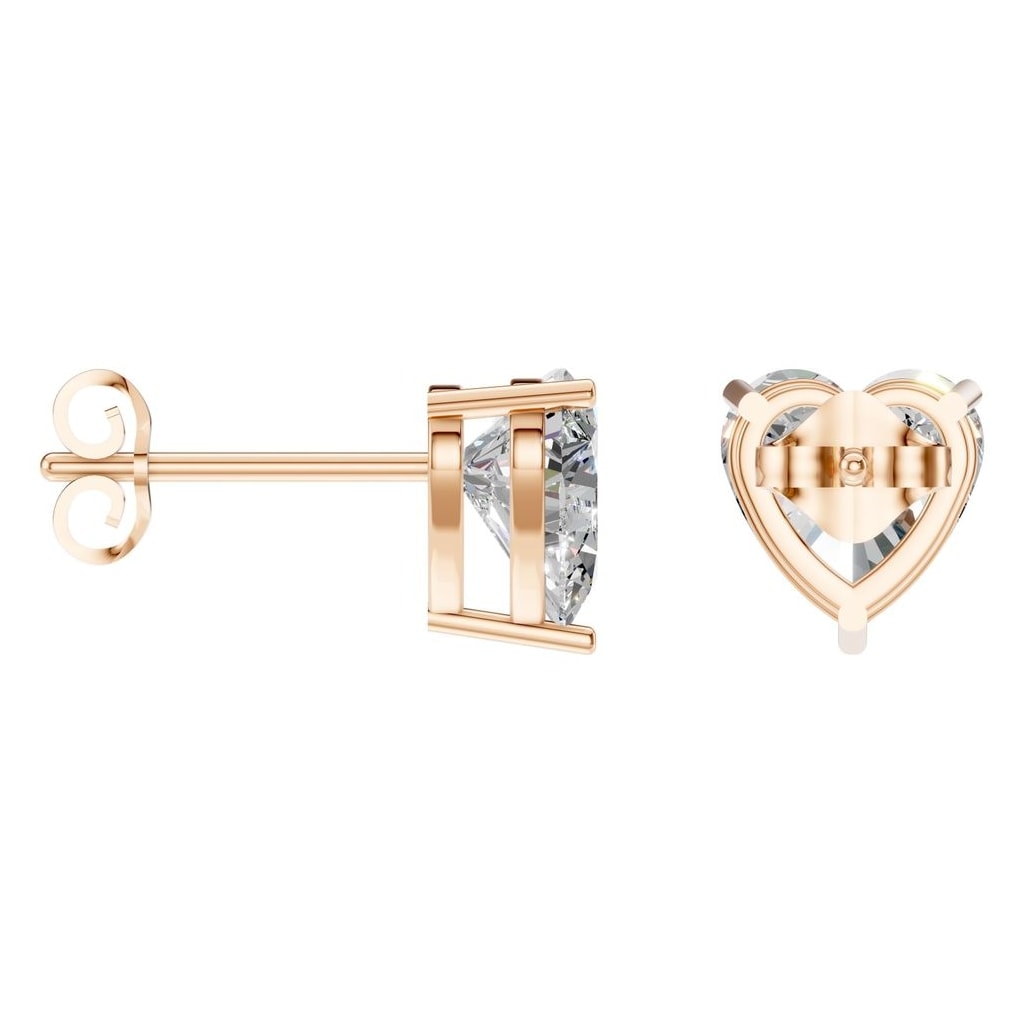 EA-8133 Rose Gold Earrings SET - ANGLE