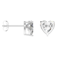 EA-8133 White Gold Earrings SET - ANGLE