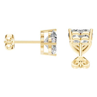 EA-8133 Yellow Gold Earrings SET - Side View