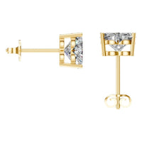 EA-8133 Yellow Gold Earrings SET - BACK
