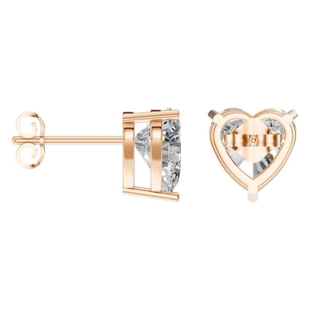 EA-8133 Rose Gold Earrings SET - ANGLE